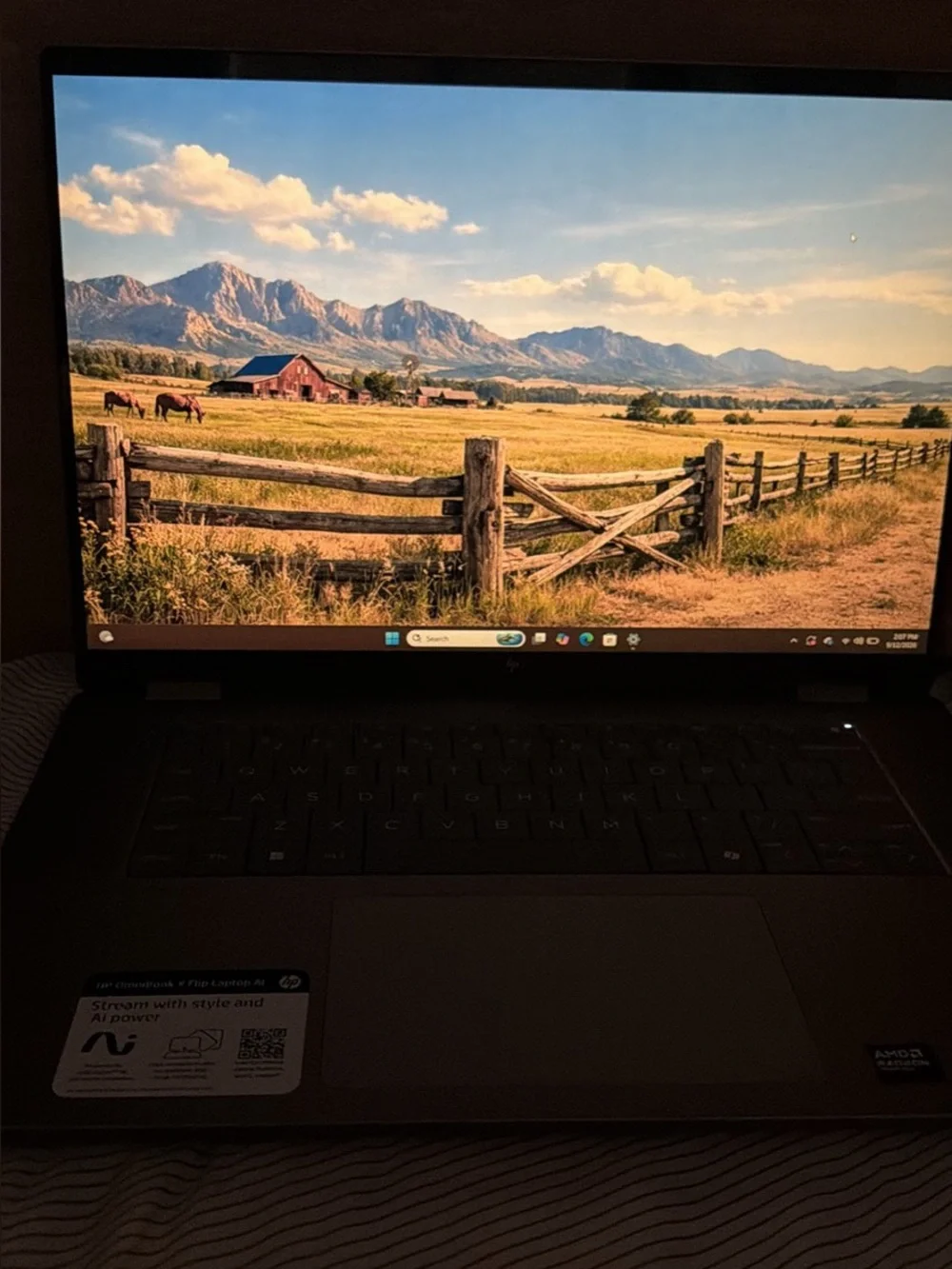 premium, top-tier HP OmniBook X Flip 16-inch 2-in-1 touchscreen laptop